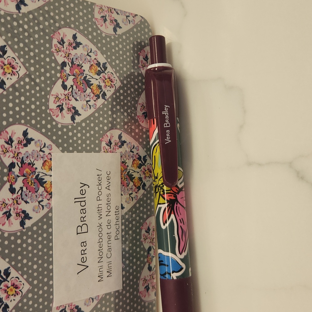 Vera Bradley Mini Notebook & Pen Set - Picture 3 of 5